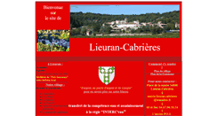 Desktop Screenshot of lieuran-cabrieres.com
