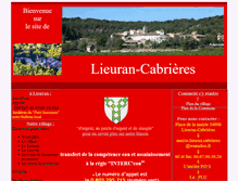 Tablet Screenshot of lieuran-cabrieres.com